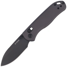 Nóż składany Kizer Drop Bear 2 Black Aluminium, Matte DLC Basic Nitro-V by Azo (V3619.2KD2)