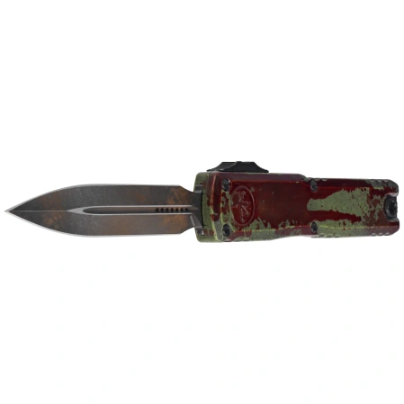 Nóż automatyczny OTF Microtech Ultratech Gen III ZBP D/E Signature Outbreak Aluminium, Outbreak M390MK by Tony Marfione (1122-1OBDS)