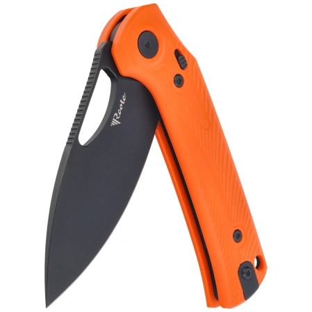 Reate PL-XE Knife Orange G10, Black PVD Nitro-V (PL-XE-ORG10.PVD)