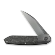 Nóż składany WeKnife Brr15 Gray Titanium/Shredded Carbon Fiber, Polished Gray M390 by Rafal Brzeski (WE24007-3)