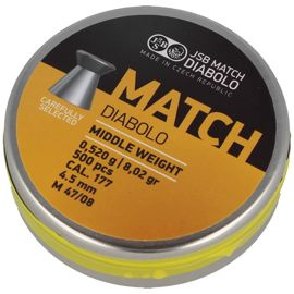 JSB Match Middle Weight Pellets 4.51 mm, 500 pcs (000016-500)