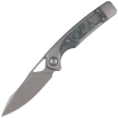 Kizer Ara Knife Gray Titanium / Brittany Blue Camo Carbon, Gray Stonewashed S45VN Jonathan Styles & Paul Munko (Ki3729A2)