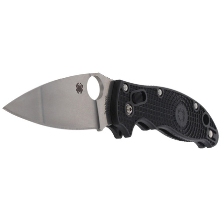 Spyderco Manix 2 Black Lightweight PlainEdge Knife (C101PBK2)