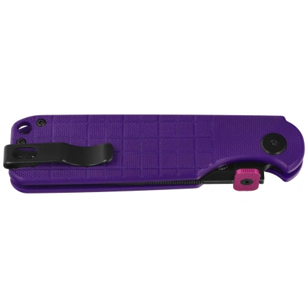 Bestech Glok Purple G10, Black Stonewashed 14C28N by Keanu Alfaro Knife (BG55D)