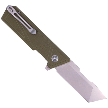 Nóż składany Kubey Avenger Outdoor Green G10, Bead Blasted D2 (KU104B)