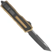 Nóż automatyczny OTF Microtech Scarab II Gen III T/E Tan Aluminium, Black M390MK by Tony Marfione (1279-1TA)