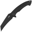 Kubey Anteater Knife Black G10, Blackwashed 14C28N (KU212D)