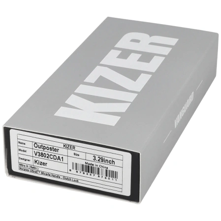 Kizer Outposter Knife Black Norplex UltreX™ Micarta, Satin Nitro-V (V3802CDA1)
