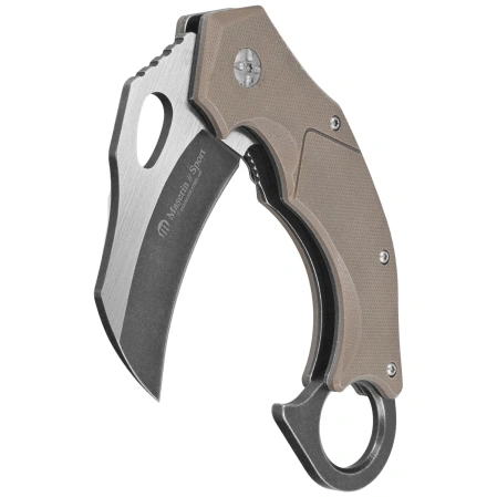 Nóż składany Maserin Karambit Brown G10, Stonewashed 420 (42013G10M)