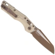 Nóż składany Microtech MSI Mini Ram-Lok S/E Champagne Gold Frag Aluminium, Cerakote RAL-8000 M390MK by Tony Marfione (210M-1FRCG-C19Z23)