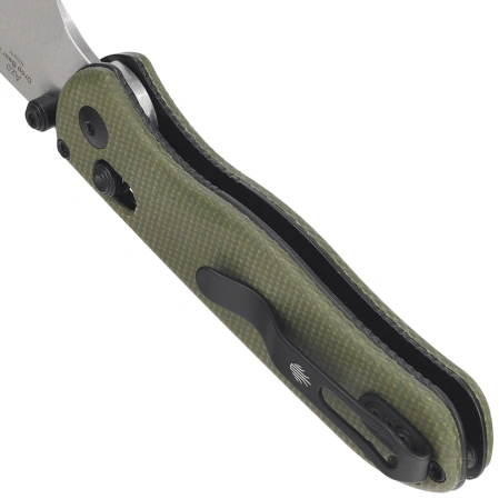 Nóż składany Kizer Drop Bear 2 Green Micarta, Satin Nitro-V by Azo (V3619.2KC1)
