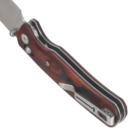Nóż składany Bestechman Cicada's Wing Desert Ironwood, Satin 10Cr15MoV (BMK06-W-3)