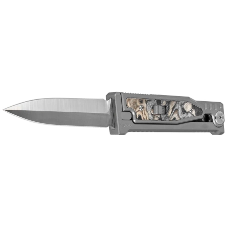 Nóż grawitacyjny Reate EXO-M Gravity D/E Bead Blasted Titanium/Burl Linen Micarta, Satin Elmax