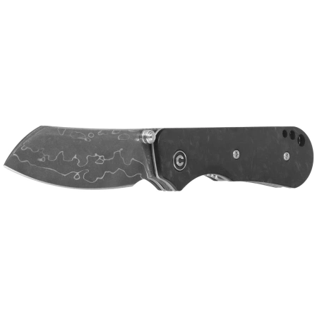 Nóż składany Civivi Crabby Shredded Carbon Fiber, Damascus by Ken Onion Jr. (C24055-DS1)