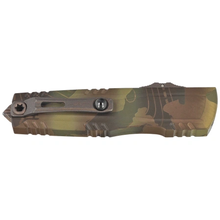 Nóż automatyczny OTF Microtech Luminary ZBP D/E Topographic Badlands/Bazooka Camo Deep Aluminum, Topographic Badlands/Bazooka Camo M390MK by Tony Marfione (1270-1TPBNBOCS)