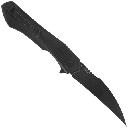 Bestech Ivy Black G10, Black Stonewashed 14C28N by Ostap Hel (BG59E)