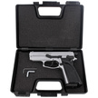 Zestaw wiatrówkowy 09: pistolet Voltran Ekol ES 66C White 4.5 mm, 1500 BBs, 10 kapsuł CO₂, 100 tarcz