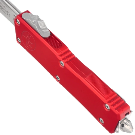 Nóż automatyczny OTF Microtech Scarab II Gen III Executive S/E Red Aluminium, Stonewashed M390MK by Tony Marfione (1176-10RD)