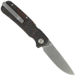Maserin Pulse 630/FCA Knife Black-Orange Fat Carbon, Stonewashed MagnaCut by Igor Bortolussi