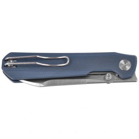Nóż składany Bestechman Curvee Blue G10, Stonewashed/Satin AEB-L by Ostap Hel (BMK20C)