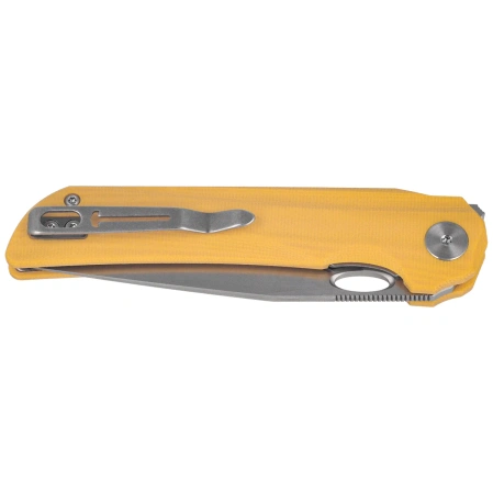 Bestechman Smuga Knife Yellow G10, Satin AEB-L by Kombou (BMK22B)