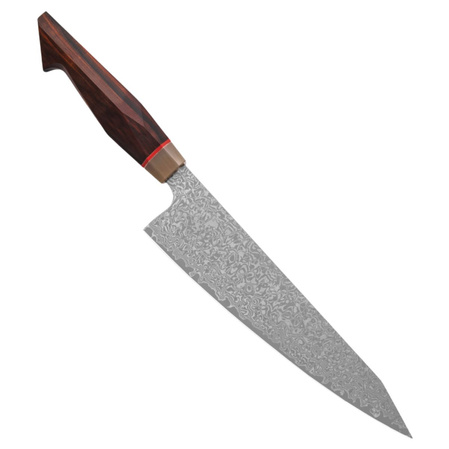 Nóż kuchenny Xin Cutlery XinCraft 9'' Japan Chef Buffalo Horn/Rosewood/G10, Damascus VG10 (XC116)