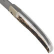 Muela Artisan P-8VA Knife Deer Stag, Satin MoVa 1.4116