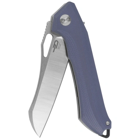 Bestech Platypus Knife Grey G10, Stonewashed/Satin D2 (BG28A)
