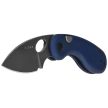 Kizer Microbe Knife Blue Aluminum, Gray Stonewashed 14C28N by Maksim Epifantsev (V2742A1)