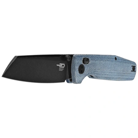 Bestech Slasher Blue Micarta, Black Stonewashed D2 Knife (BG56C-2)