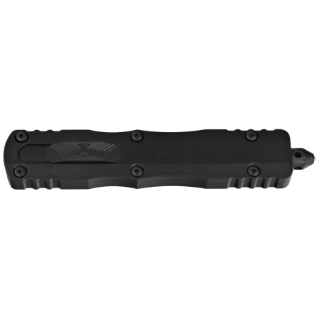 Microtech Dirac Delta D/E Tactical OTF Knife Black DLC Aluminum, Black DLC F/S by Tony Marfione (227-D3T)