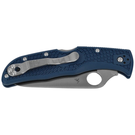Spyderco Endela Lightweight Knife Cobalt Blue FRN, Satin CPM SPY27 by Sal Glesser(C243PCBL)