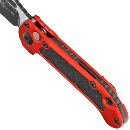 Nóż automatyczny Microtech LUDT Gen III S/E Red Aluminium, Black Cerakote M390MK by Tony Marfione (1135-1RD)