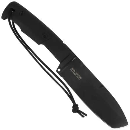 Extrema Ratio Selvans Knife Black Forprene, Exp Dark S600 by Daniele Dal Canto (04.1000.0129/S6/BLK-BLK)