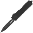 Microtech Scarab II Gen III Executive D/E OTF Knife Black Aluminum, Tactical M390MK by Tony Marfione (1175-1T)