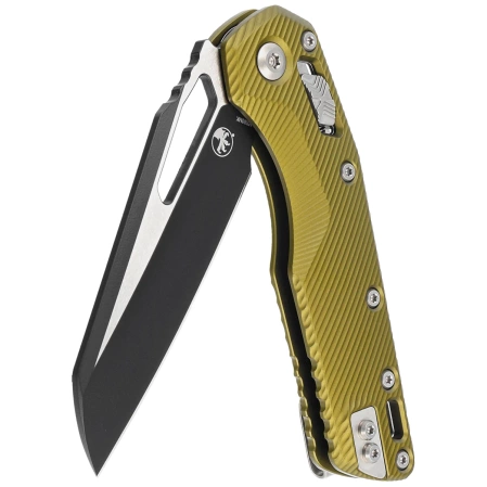 Microtech MSI S/E Fluted OD Green Aluminium, Black M390MK by Tony Marfione (210-1FLOD)
