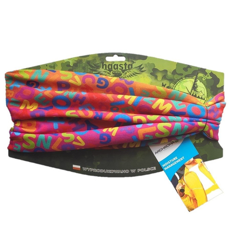 Haasta Alfabet multifunctional tube scarf (ALFABET)