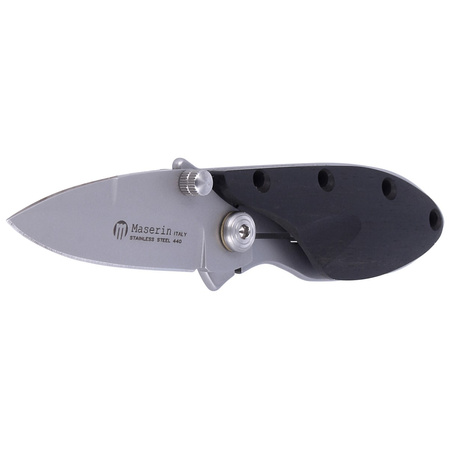 Maserin Onefold 550/EB Knife Ebony Wood, Bead Blasted 440C by Moris Baroni