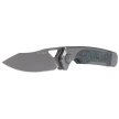 Kizer Ara Knife Gray Titanium / Brittany Blue Camo Carbon, Gray Stonewashed S45VN Jonathan Styles & Paul Munko (Ki3729A2)