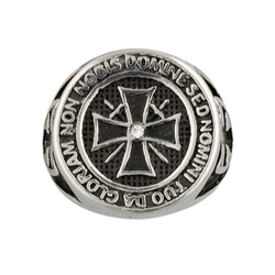 Tole 10 Imperial Templar Cross Ring (09980)