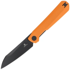 Nóż składany Bestechman Curvee Orange G10, Black PVD Stonewashed AEB-L by Ostap Hel (BMK20F)