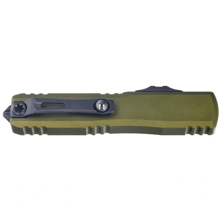 Microtech Ultratech Gen III ZBP Bayonet OTF Knife OD Green Aluminum, Black M390MK by Tony Marfione (1120-1OD)