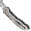 Microtech M-Stitch Ram-Lok S/E Marfione Select Knife Slab Side Titanium, Flamed HW, Stonewashed M390MK by Borka Blades and Tony Marfione (169MRL-10MS4)