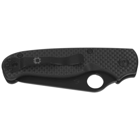 Spyderco ButtonUp Knife Carbon Fiber, Black 8Cr13MoV by Eric Glesser (C275CFPBK)