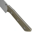 Microtech 6'' Santoku Knife OD Green G10, Stonewashed M390MK (3200-10OD)