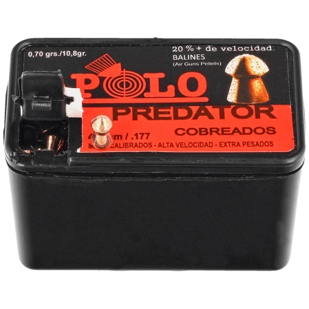 Apolo Predator Copper AirGun Pellets .177/4.5 mm, 400 pcs 0.70g/10.8gr (19950)