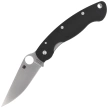 Spyderco Military Knife Black G10, Satin CPM S30V by Sal Glesser (C36GPE)