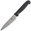 Spyderco Utility Knife 4.5'' Black Polypropylene, Satin MBS-26 (K05PBK)