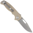 Demko AD20.5 Clip Point Knife Coyote Tan G10, Stonewashed CPM S35VN by Andrew Demko (205-S35-CPCT)