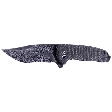 CIVIVI Mini Sandbar Black Micarta, Black Damascus by Eric Ochs (C20011-DS1)